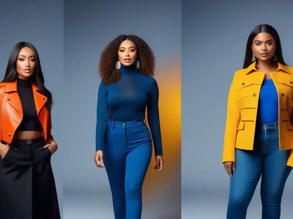 Empoderamiento petite: moda y confianza en 8k Grupo diverso de mujeres petites modelando moda con confianza, potenciando el impacto de la ropa en petites