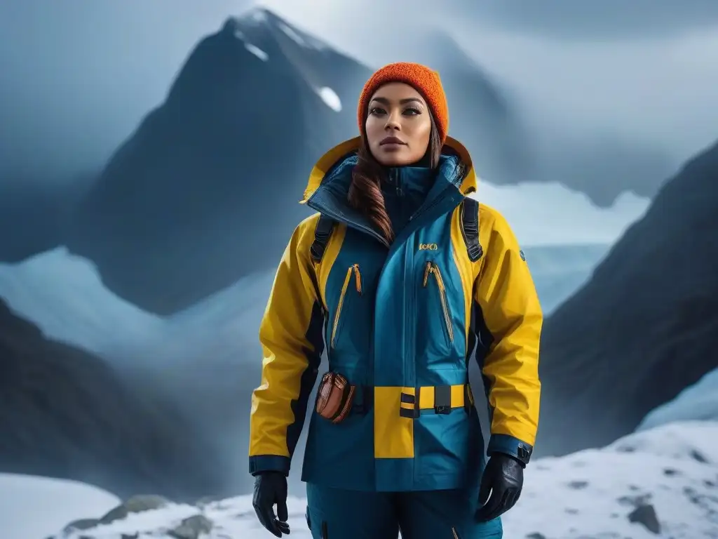 Ropa innovadora para niños: Jugando felices bajo cualquier clima Un grupo diverso de niños juega al aire libre en climas extremos con ropa protectora innovadora