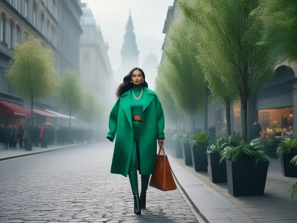 Moda sostenible: diversidad y estilo en la ciudad Un grupo diverso de personas de todas las edades y cuerpos muestra orgullosamente su moda sostenible en la ciudad