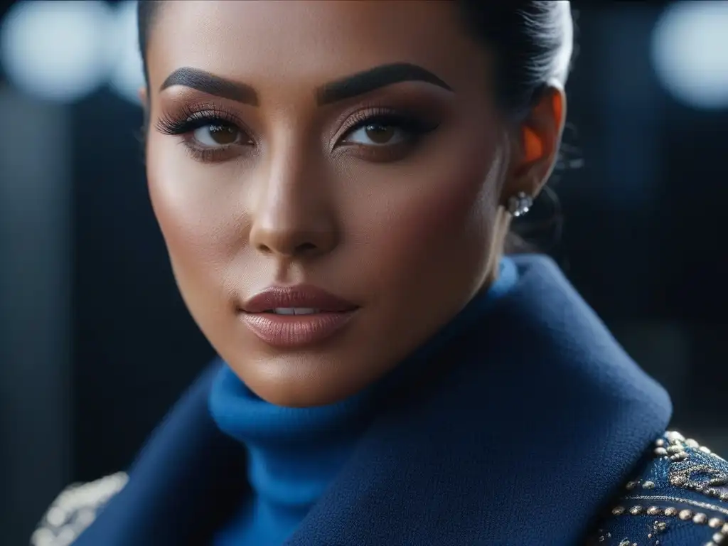 Maquillaje de lujo para todos: diversidad de tonos de piel en 8k Un grupo diverso de personas luce productos de belleza de lujo en sus diferentes tonos de piel