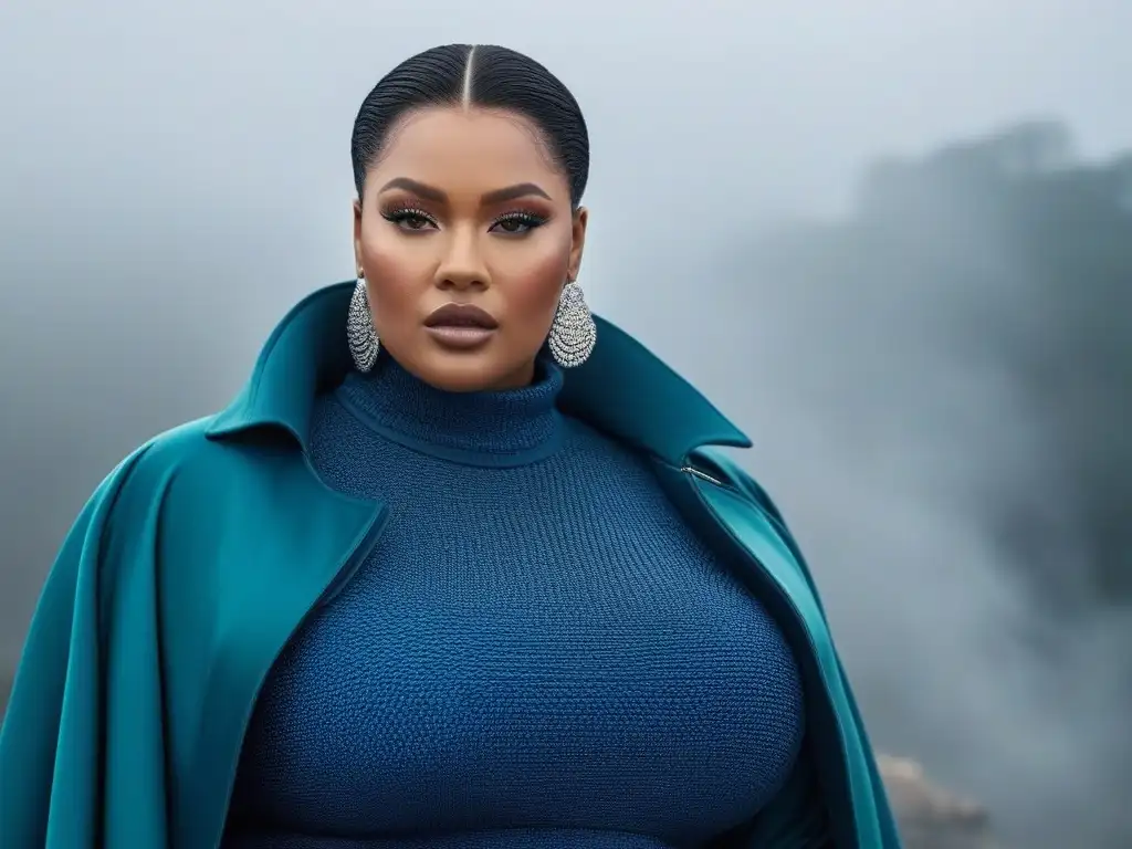 Empoderamiento y estilo: moda plussize en colores favorecedores Grupo diverso de personas seguras de sí mismas con atuendos en los mejores colores para figura plus, irradiando empoderamiento y estilo
