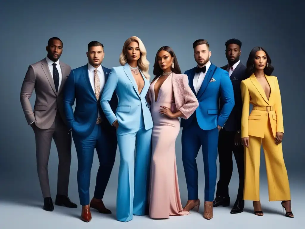 Moda transgénero: celebrando la diversidad con estilo Un grupo diverso de personas transgénero desfila con confianza en ropa de transición, mostrando su estilo único