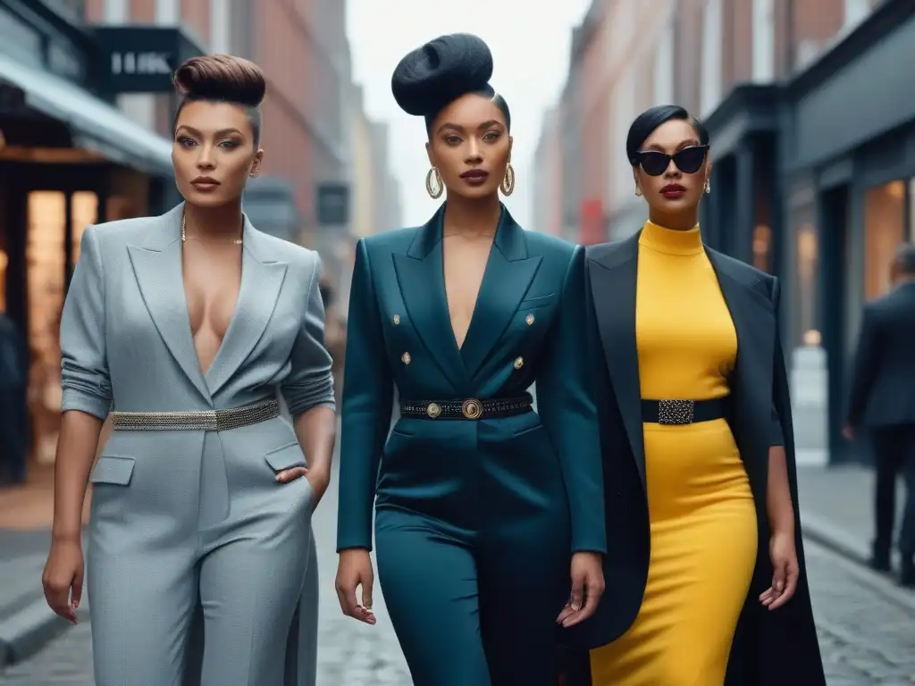 Diversidad de estilo en la moda urbana: personas seguras y auténticas Un grupo diverso de personas transgénero y no binarias con estilo único en un entorno urbano de moda inclusiva