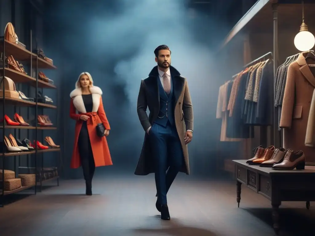 Emprendedores exitosos en moda petite: estilo y determinación Grupo de emprendedores triunfan en moda petite, posando con estilo y determinación en boutique chic