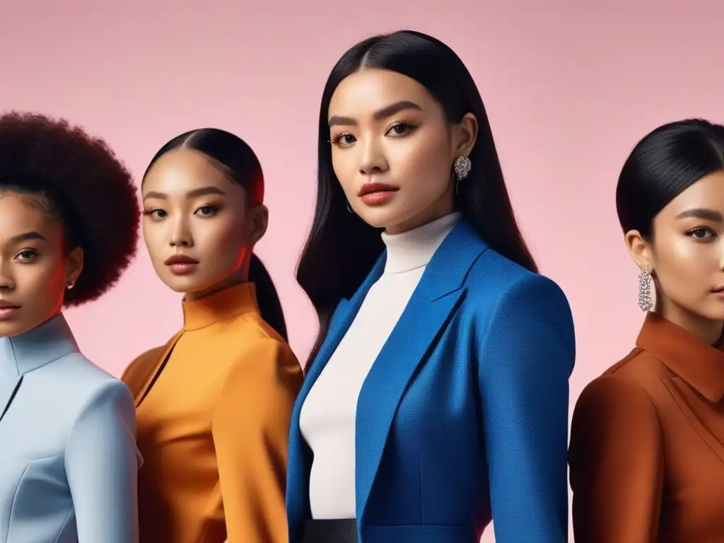 Influencers de moda petite: diversidad y estilo en un solo lugar Un grupo de Influencers petite mostrando estilos diversos con confianza y empoderamiento