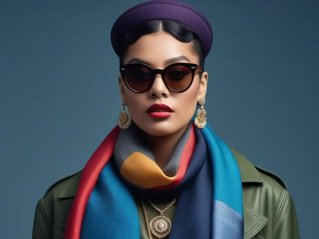Diversidad de género y estilo: Accesorios inclusivos en la ciudad Una ilustración detallada de personas diversas con expresiones de género variadas luciendo accesorios inclusivos y a la moda