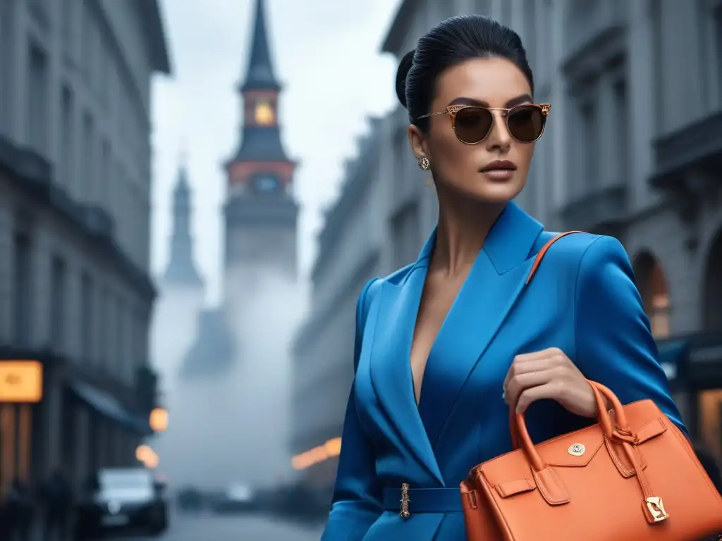 Estilo y elegancia: impacto de accesorios de lujo en autoestima Una imagen deslumbrante de alta gama: persona elegante con accesorios de lujo reflejando confianza