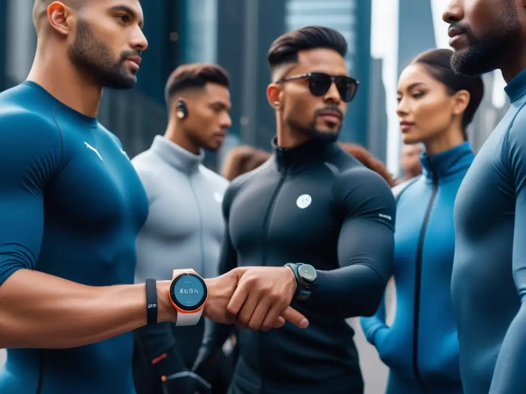 Diversidad y estilo en wearables: innovación inclusiva Una imagen de diversidad en wearables modernos y elegantes, representando inclusividad y moda innovadora en la industria