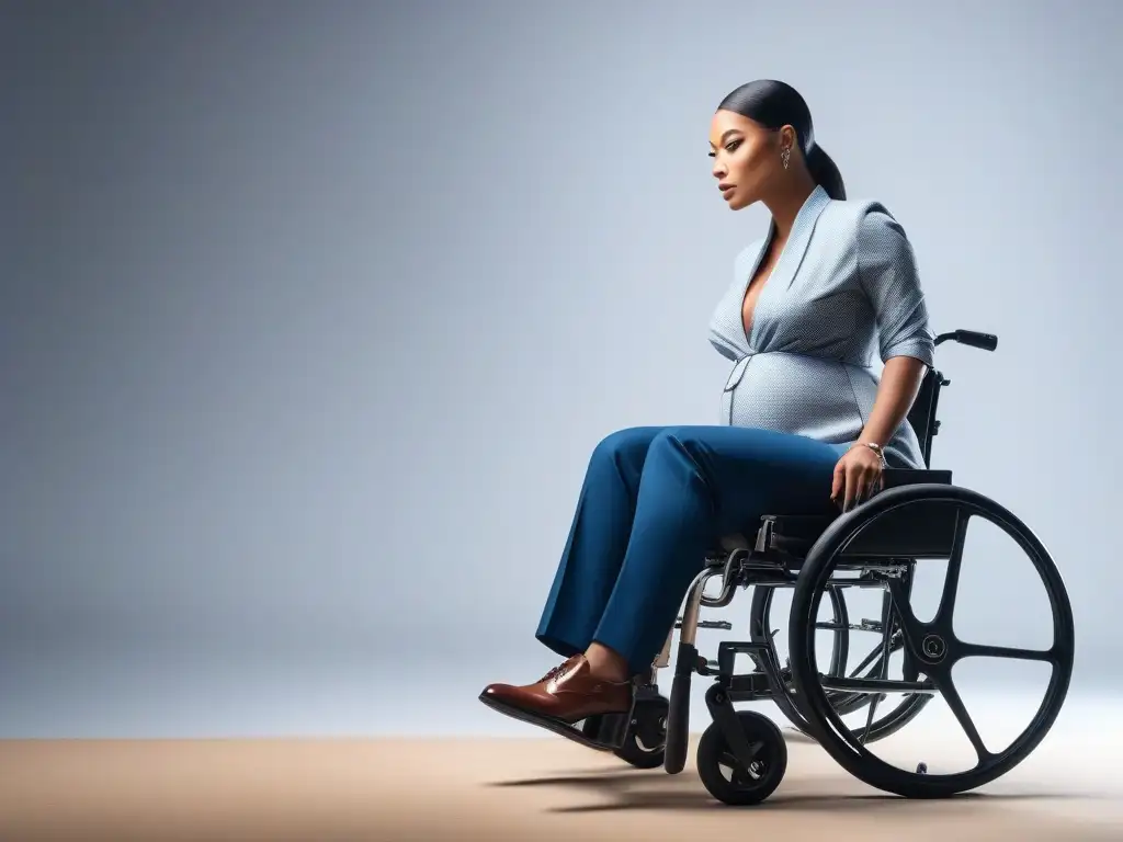 Moda inclusiva: Estilo único para todos Una imagen de diversidad en un showroom moderno con ropa adaptada a cuerpos diversos