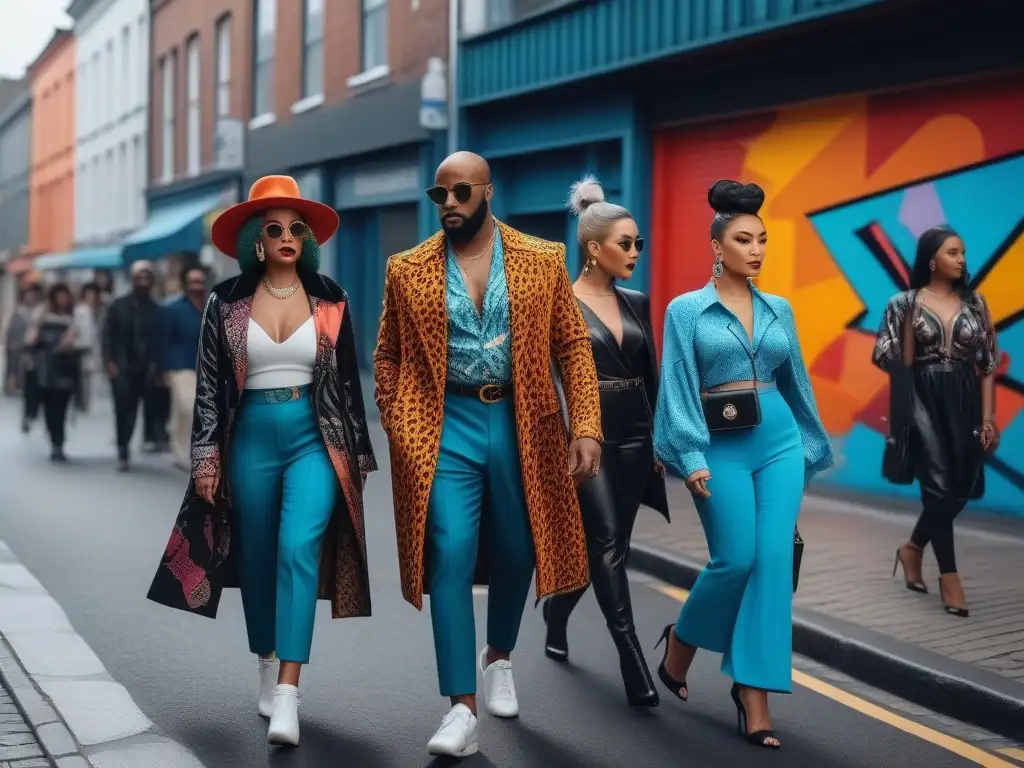 Diversidad de estilo en la ciudad: moda inclusiva y empoderamiento Una imagen inspiradora de moda inclusiva para potenciar autoestima
