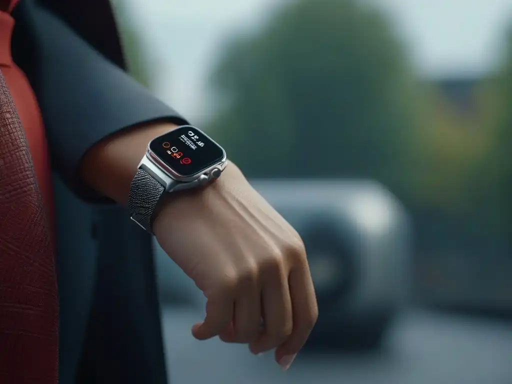 Diversidad y estilo: moda tecnológica premium para todos Una imagen de moda inclusiva para todos los cuerpos, con personas diversas luciendo wearables premium en un entorno futurista de lujo