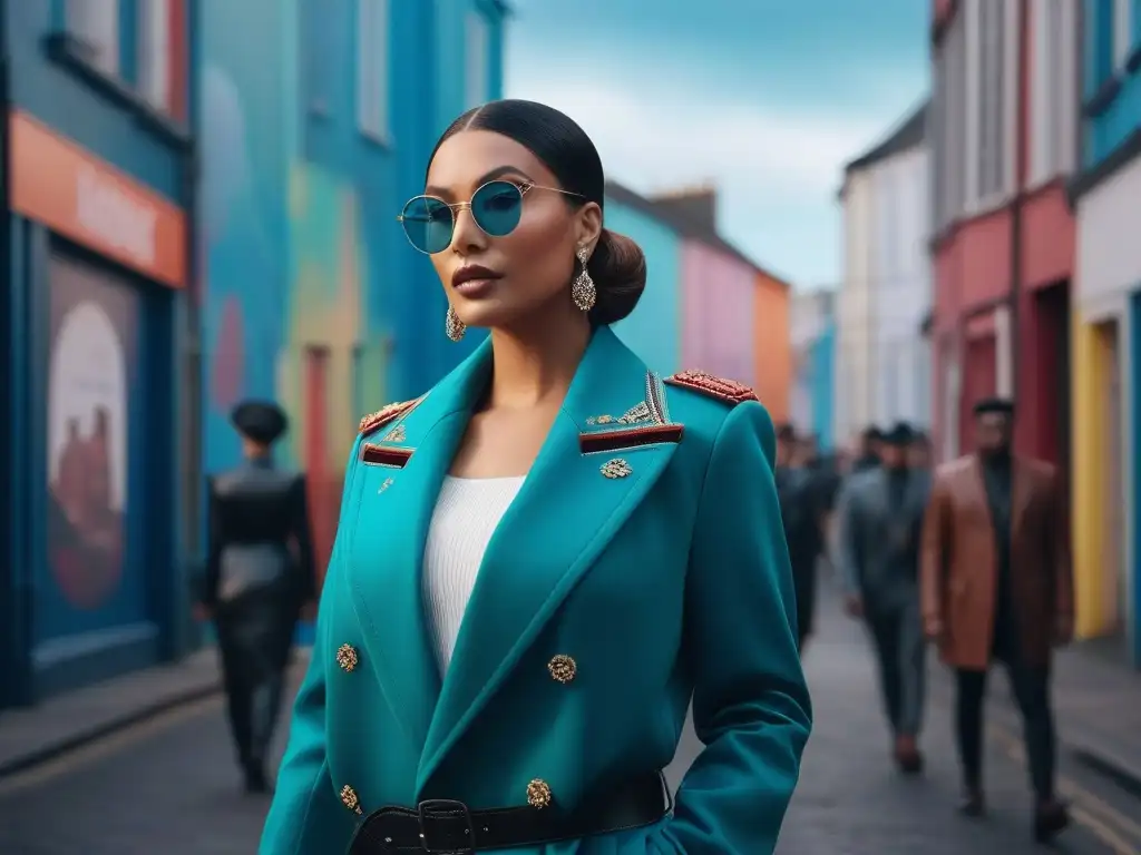 Estilo urbano diverso: moda y expresión personal Una imagen de alta resolución de un grupo diverso de personas mostrando con confianza sus estilos y expresiones únicas a través de la moda