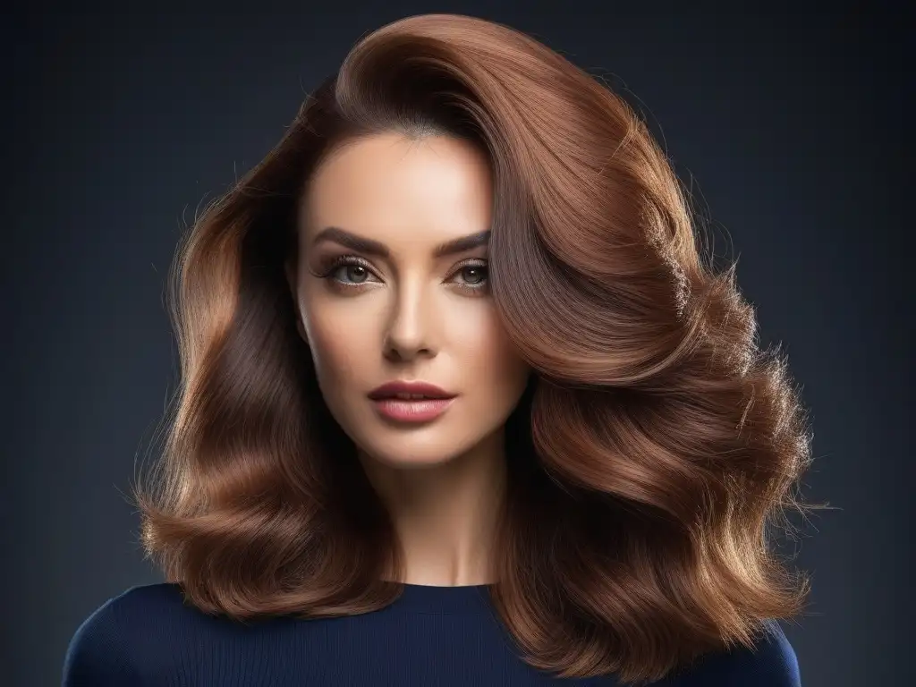 Transformación capilar: cabello rebelde domesticado con brillo y vitalidad Transformación impactante en cabello rebelde tras un tratamiento capilar profesional