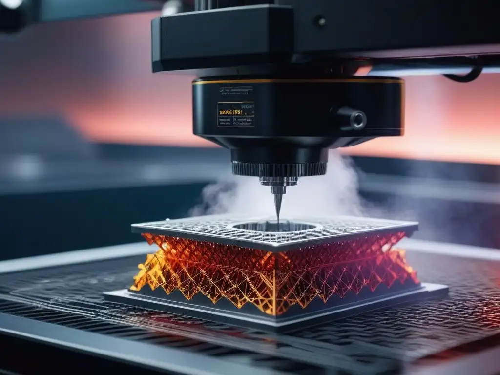Innovación en moda: 3D printer crea ropa inclusiva para altos Impresora 3D creando moda inclusiva para tallas altas con precisión y creatividad futurista