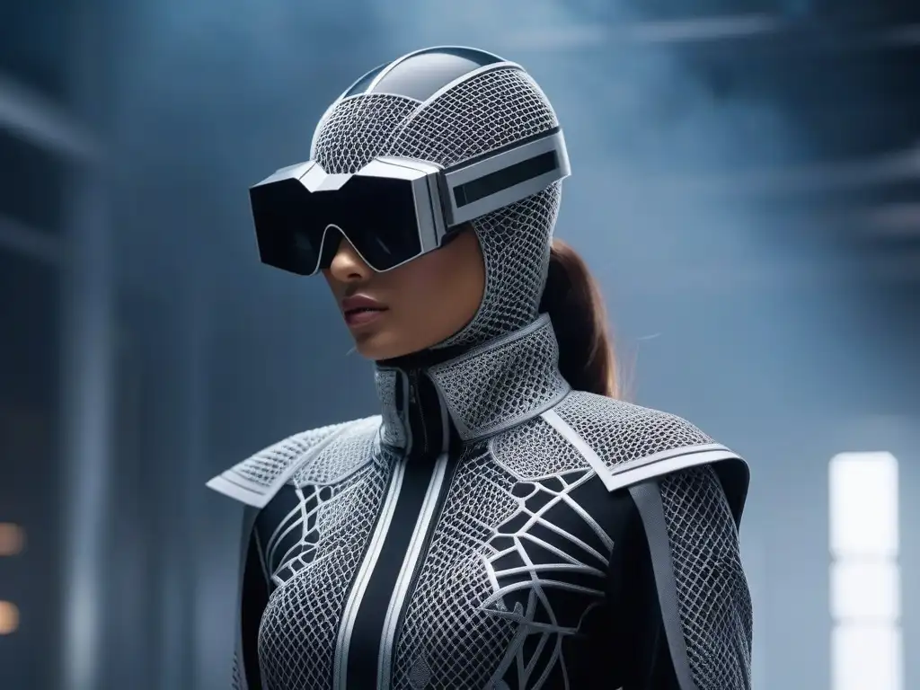 Moda unisex futurista: diseño 3D vanguardista en 8k Increíble moda unisex con impresión 3D fusionando innovación y estilo en un diseño vanguardista