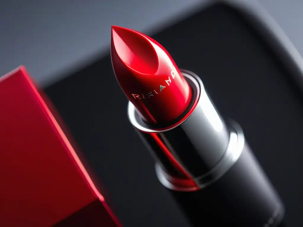 Labial rojo intenso: detalle ultra realista y moderno Labial rojo vibrante con diseño moderno y duradero que no transfiere, detalle y color intenso