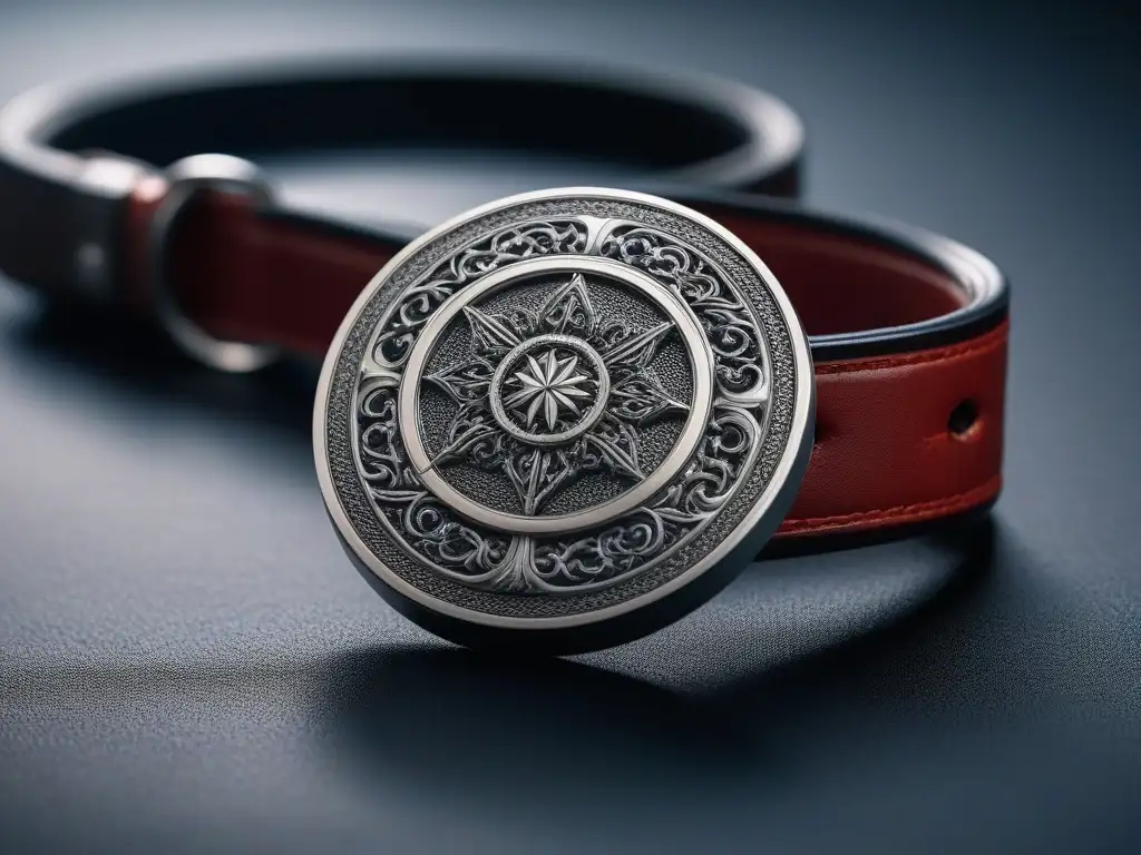 Keychain de diseñador: detallado y elegante Llavero de diseñador exclusivo con detalles intrincados y cuero de lujo en un elegante fondo desenfocado