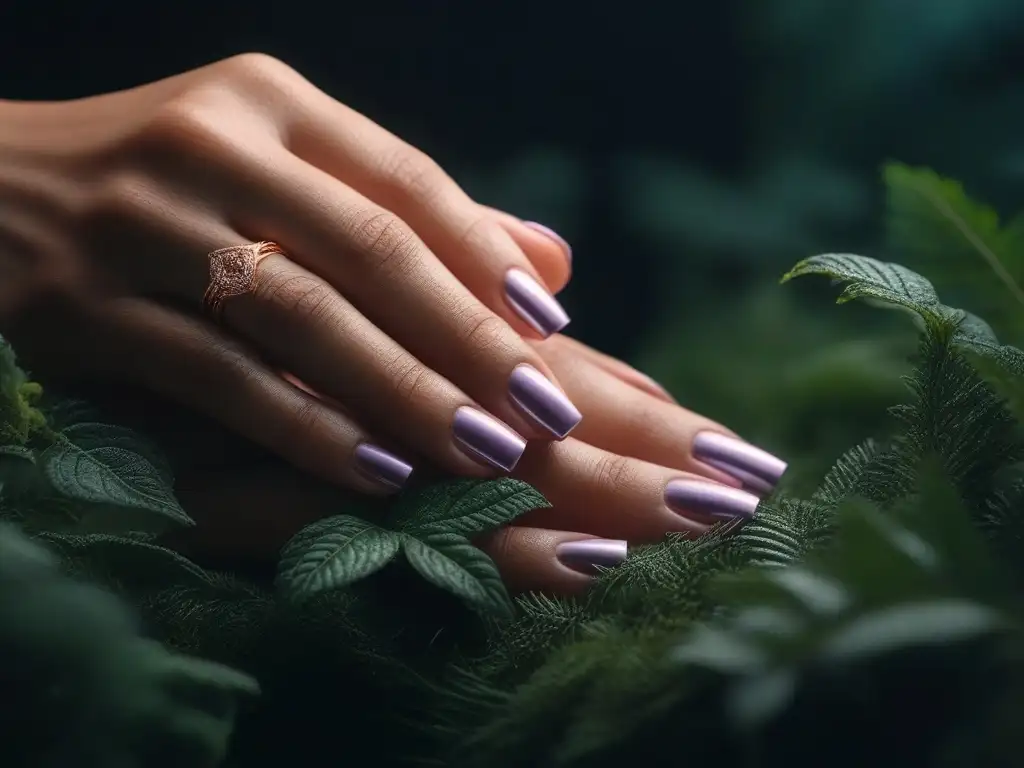 Manicura perfecta: manos y pies con esmalte brillante en colores de moda Manos y pies perfectamente cuidados con tratamientos exclusivos en colores de moda