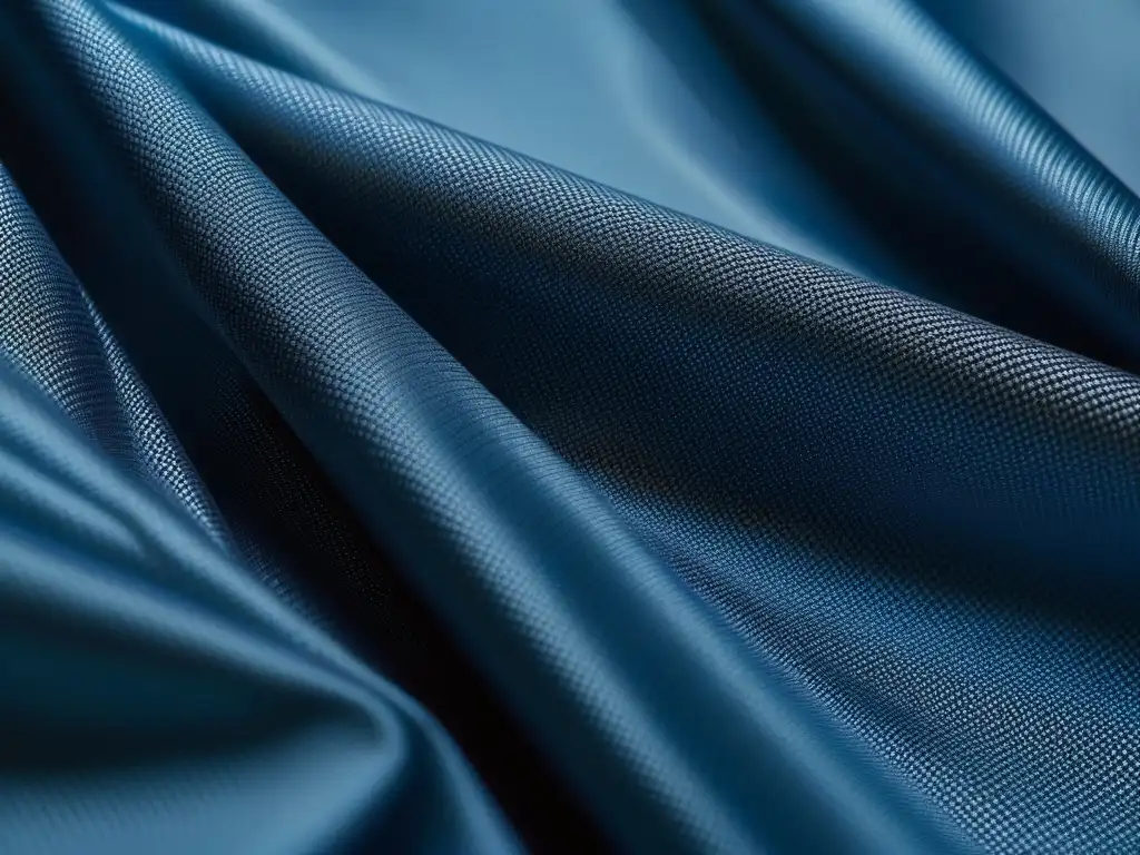 Textil futurista para moda tallas grandes: innovación y estilo Materiales innovadores para moda en tallas grandes: tejido futurista con brillo metálico y patrones geométricos
