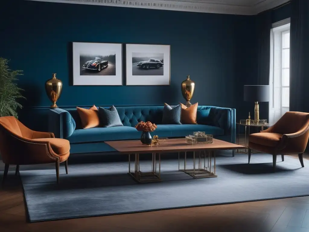 Salón de lujo con mesa de comedor ajustable y sillas elegantes Mobiliario inclusivo para todos cuerpos: Elegante sala de estar con mesa de comedor ajustable rodeada de sillas modernas y confortables