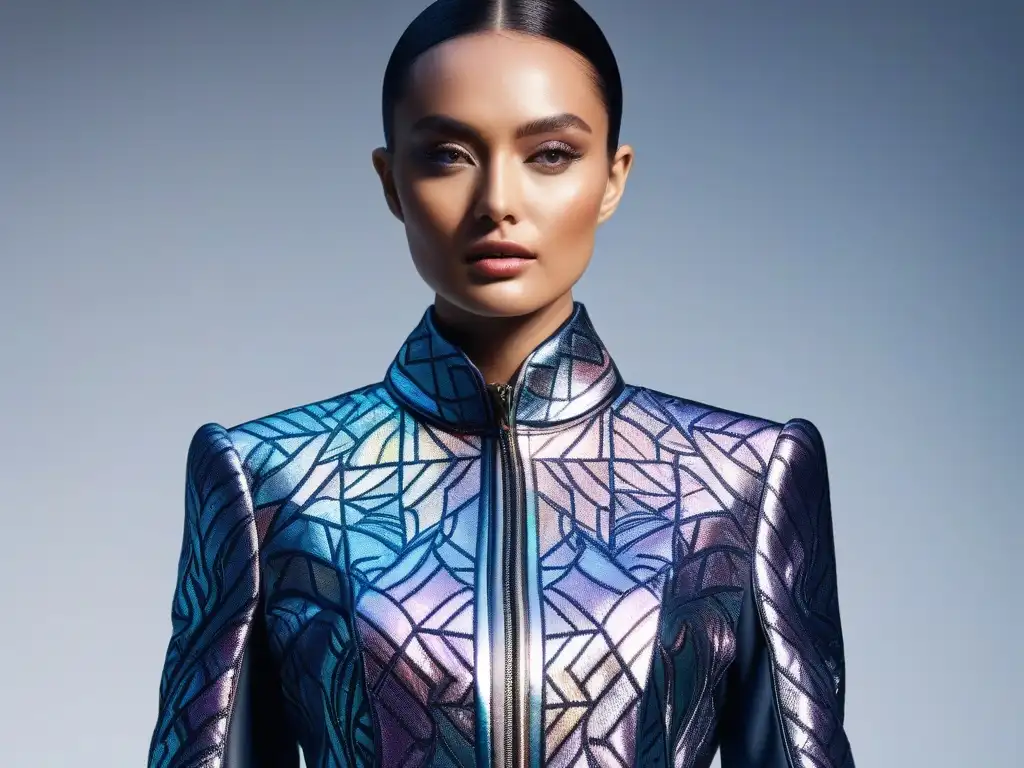 Vestuario futurista de alta tecnología en 8k Moda adaptativa con tecnologías y materiales innovadores en un diseño futurista y sofisticado