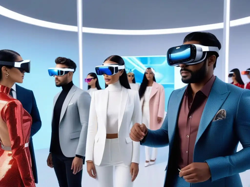 Desfile de moda virtual con AR y VR: innovación inclusiva Explorando la moda del futuro en un showroom digital con modelos usando innovaciones tecnológicas en moda inclusiva