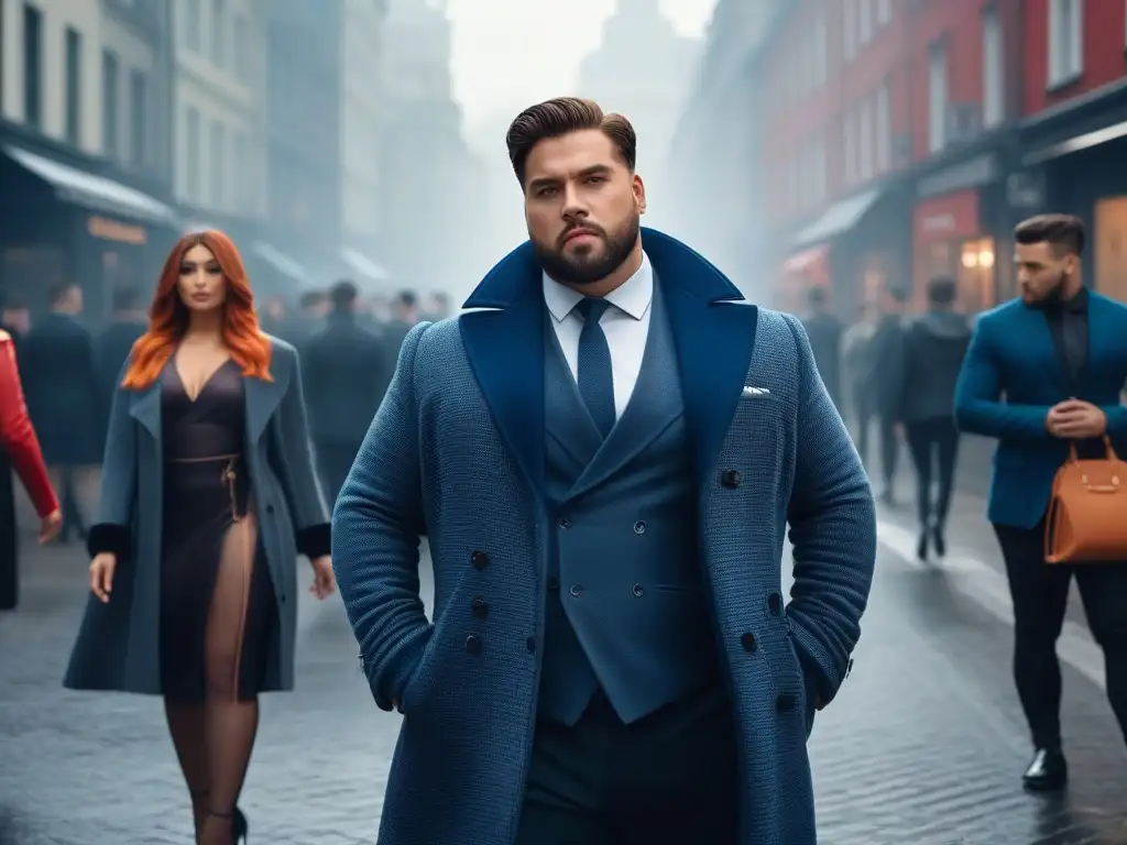 Moda inclusiva: Estilos únicos para todos los cuerpos en la ciudad Moda inclusiva para todos los cuerpos: Personajes diversos lucen con confianza outfits a la moda en la ciudad