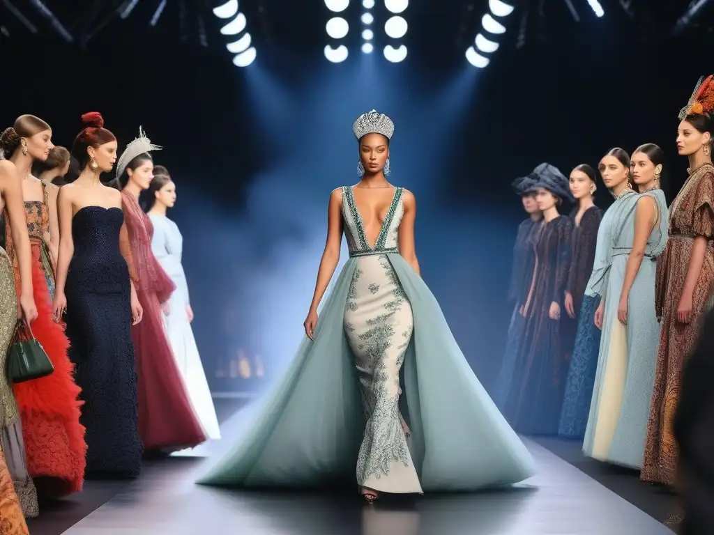 Transformación de la moda: desfiles de moda históricos en un vistazo Evolución de la moda a lo largo de la historia con modelos en diferentes revoluciones culturales