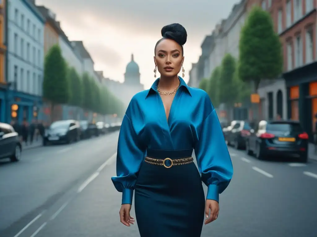 Moda inclusiva y sostenible: diversidad y estilo en la ciudad Moda sostenible para todos los cuerpos: Personas diversas lucen confianza y estilo en un entorno urbano vibrante