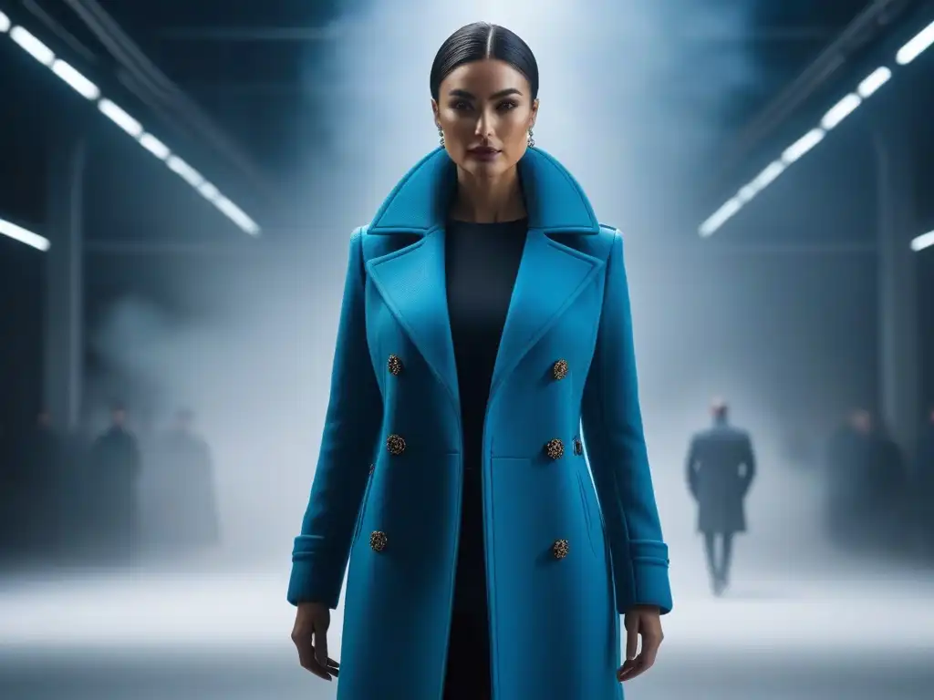 Chaqueta entallada para mujer petite: estilo y elegancia Una mujer petite luce un abrigo perfecto para cuerpo petite, resaltando su silueta favorecedora
