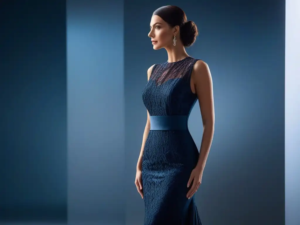 Elegante mujer en vestido largo, la perfecta combinación de gracia y altura Una mujer alta y elegante destaca en un vestido largo, mostrando gracia y estatura