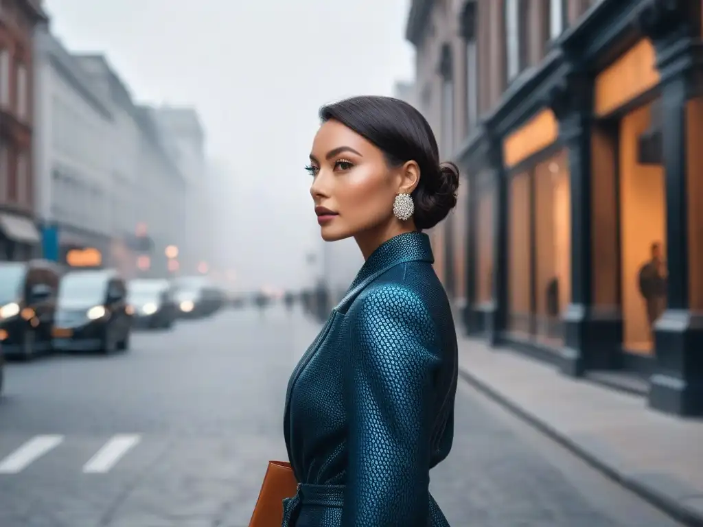 Mujer Petite con Estilo en la Ciudad Mujer petite desfila con estilo en la ciudad, moda mujeres petite 2023 tendencias