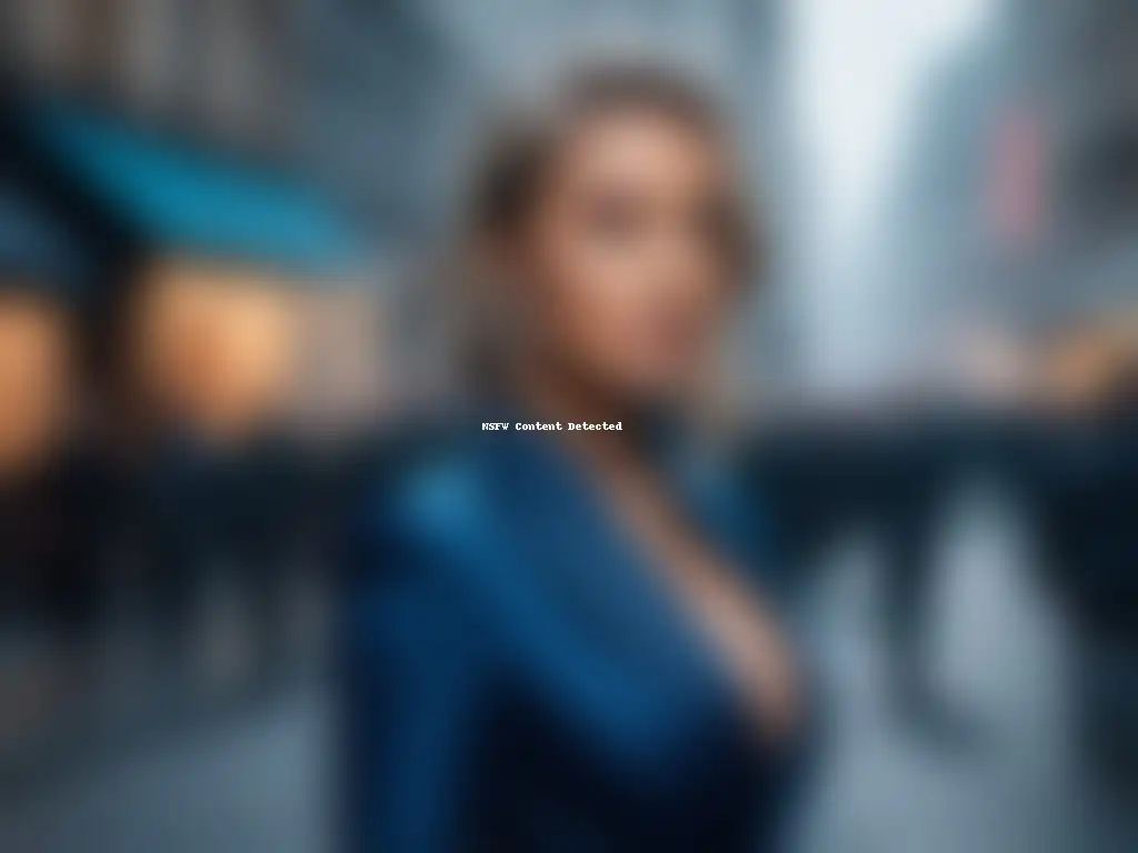 Moda urbana: mujer segura y elegante en la ciudad Una mujer petite con tejidos adaptativos camina confiada por la ciudad, destacando su silueta