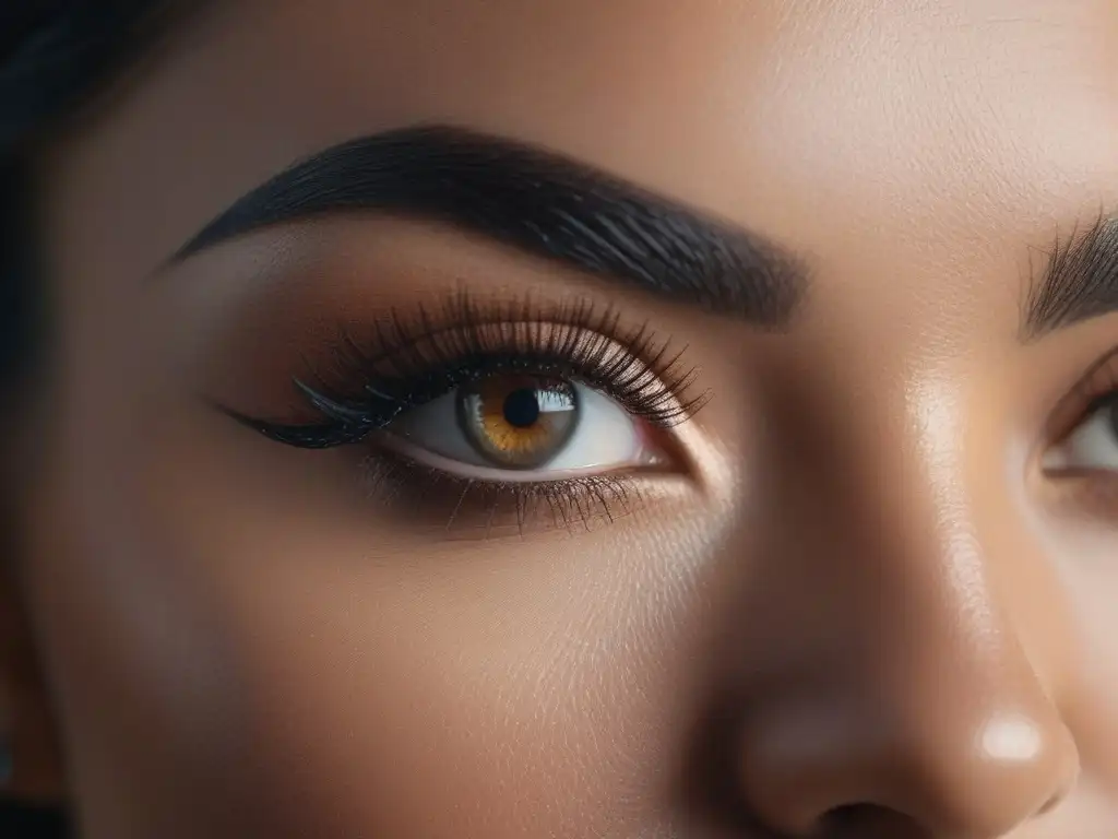 Máscaras de pestañas inclusivas: miradas seguras y modernas Varias mujeres diversas en un entorno profesional, con máscaras de pestañas inclusivas y duraderas realzando sus ojos con confianza y estilo