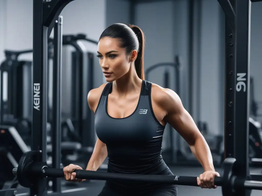 Entrenamiento intenso: beneficios para mujeres petite en el gimnasio Dos mujeres entrenando intensamente: una petite muestra agilidad, la otra fuerza