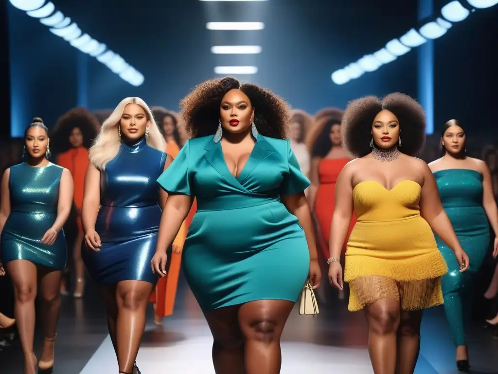 Desfile de moda plussize: niños seguros y empoderados en la pasarela Niños plus size desfilan con estilo y confianza en pasarela, mostrando su personalidad única y empoderamiento