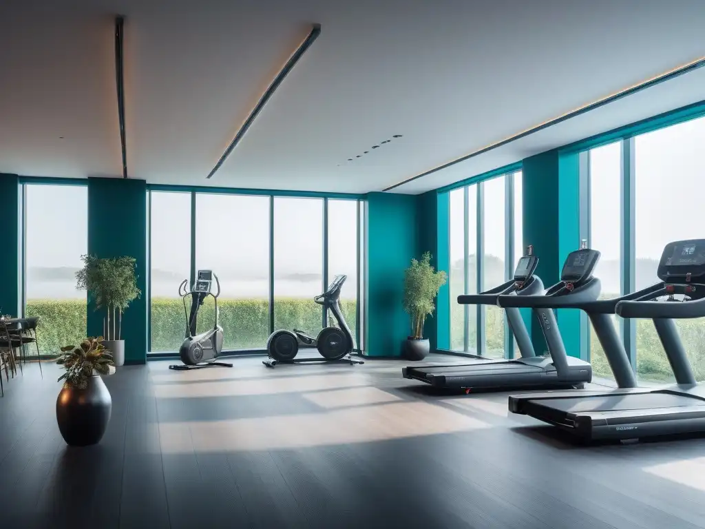 Centro Fitness de Lujo para Adultos Mayores Un oasis de lujo y bienestar para adultos mayores, con equipamiento fitness de alta gama y ambiente sofisticado