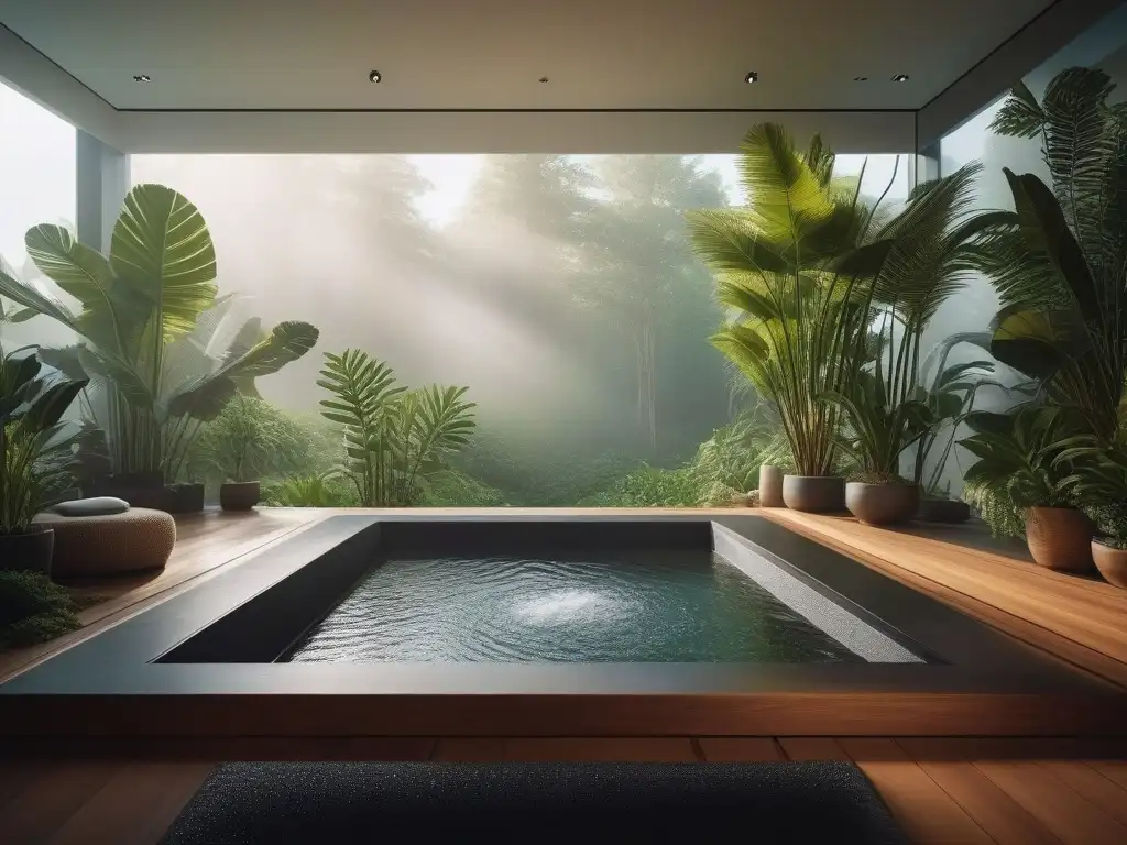 Spa inclusivo: armonía y relajación para todos los cuerpos Un oasis de paz y diversidad en un spa moderno, donde se disfrutan tratamientos belleza holísticos