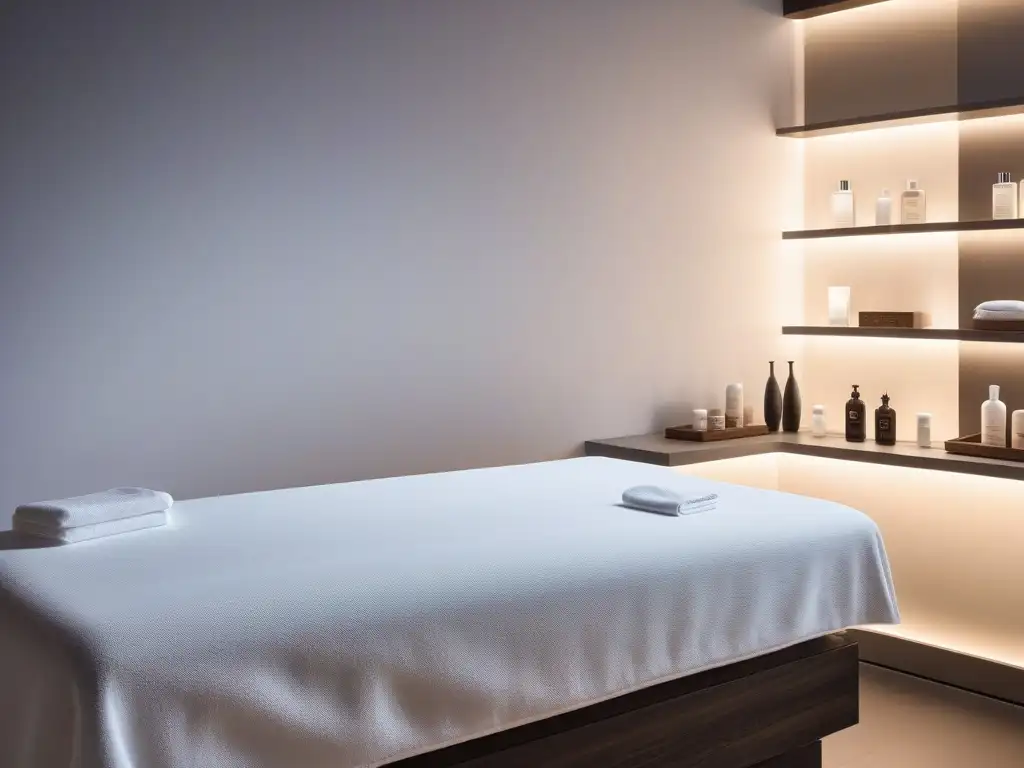 Exclusivo spa de lujo: tratamientos faciales personalizados Un oasis de tranquilidad y lujo en un spa, con tratamientos de lujo para piel
