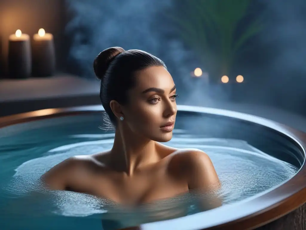 Experiencia de spa: Agua termal pura y relajante Un oasis de tranquilidad y lujo con tratamiento de belleza para pieles sensibles