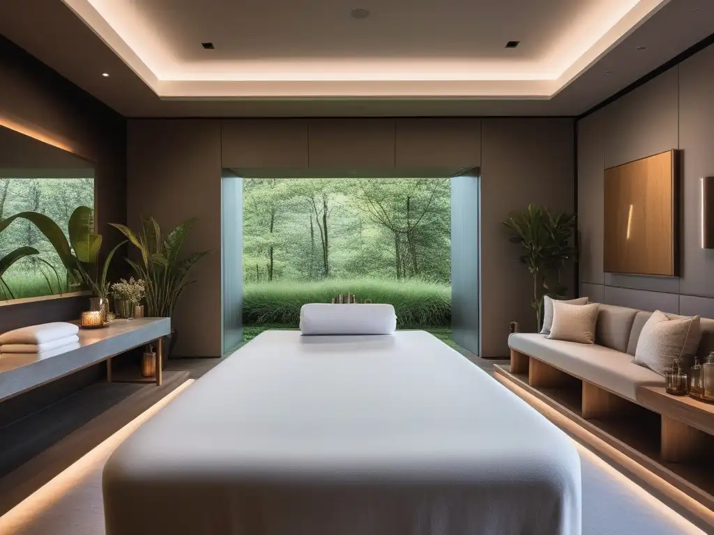 Spa de lujo: tratamiento facial avanzado en ambiente relajante Un oasis de tranquilidad con tratamientos rejuvenecimiento sin cirugía en un spa de lujo