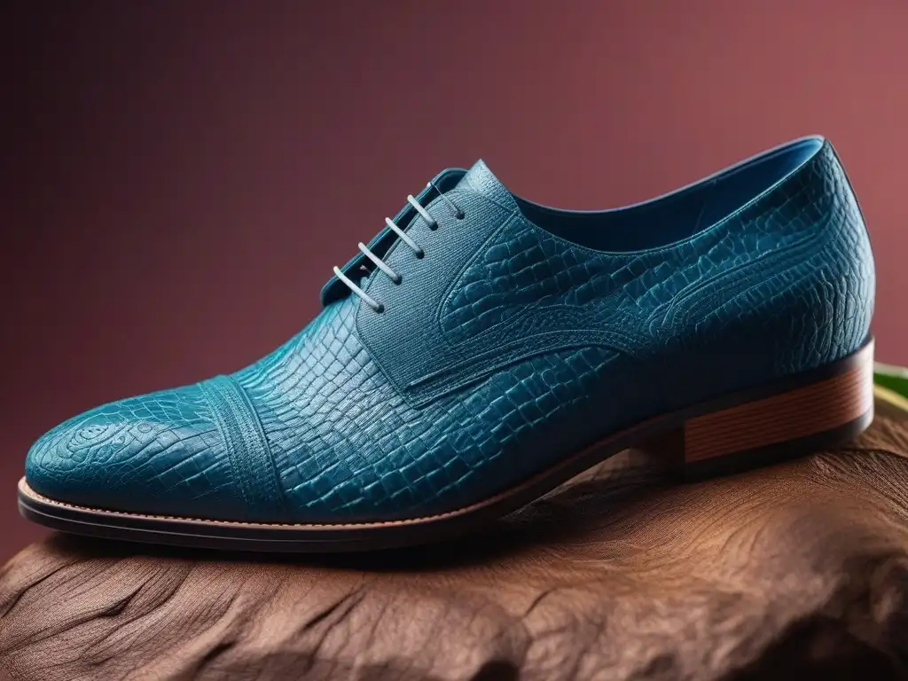 Zapatos de Piñatex: lujo sostenible en detalle Un par de zapatos de Piñatex, revolucionando la moda eco en calzado con su diseño chic y sostenible