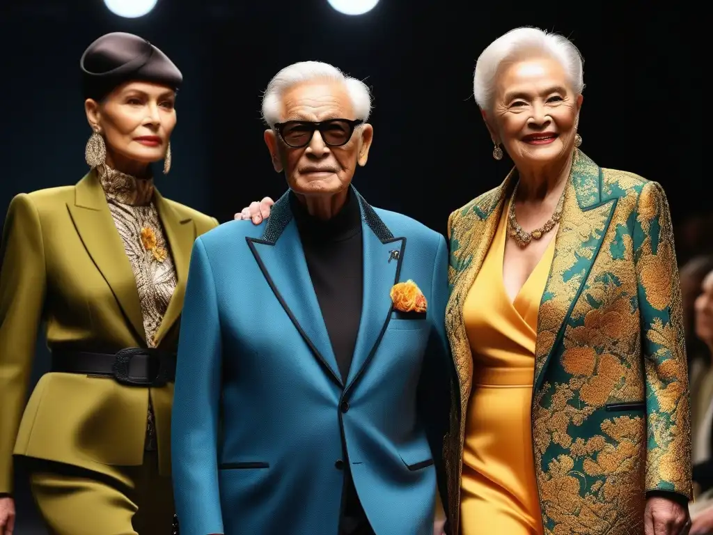 Desfile de moda: Elegancia senior desafía estereotipos Una pasarela inclusiva de moda para la tercera edad, donde la diversidad y elegancia brillan