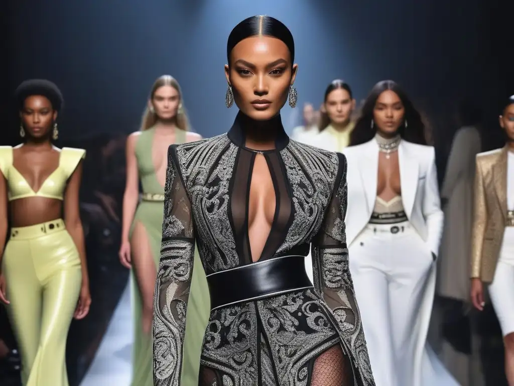 Desfile inclusivo de moda Balmain: diversidad, poder y elegancia Una pasarela llena de diversidad y empoderamiento con la colección de moda inclusiva de Balmain