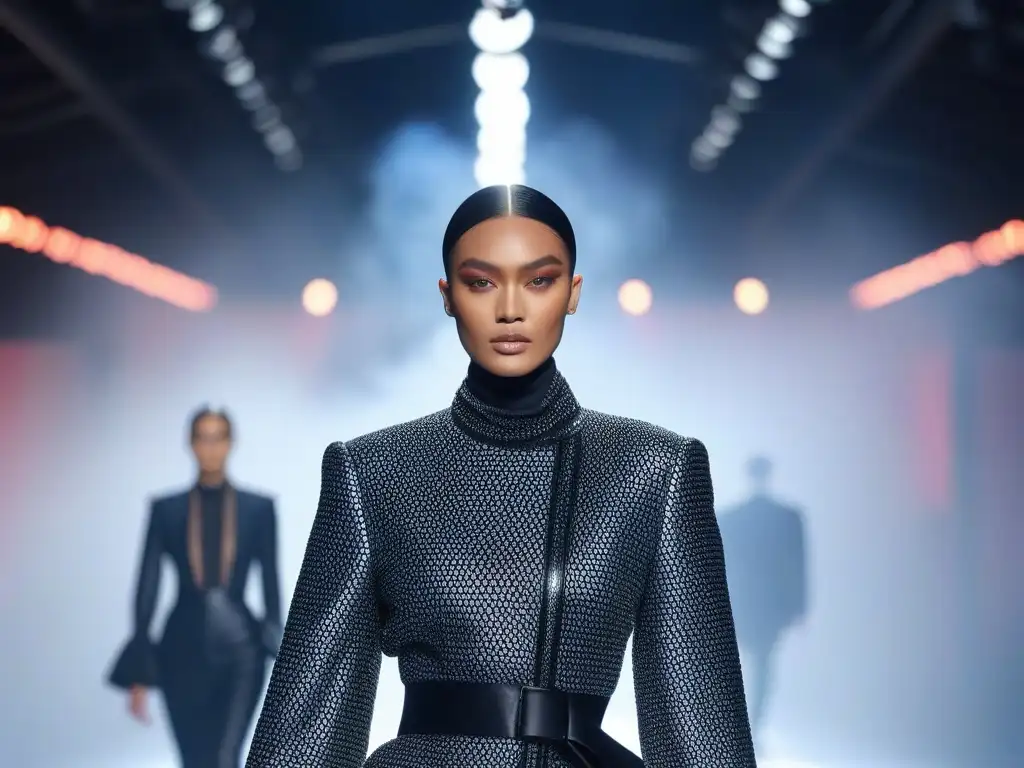Desfile de moda: Celebrando la fluidez de género con estilo Una pasarela de moda inclusiva para cuerpos diversos, donde modelos desafían normas de género con estilo único