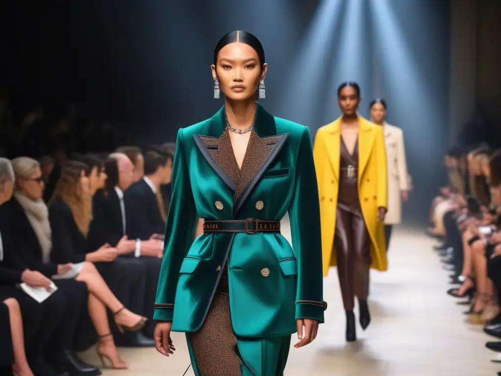 Desfile inclusivo de moda Burberry: diversidad y empoderamiento Una pasarela de moda inclusiva de Burberry desafía los estándares con una colección adaptada para todos, modelos diversos caminan con confianza