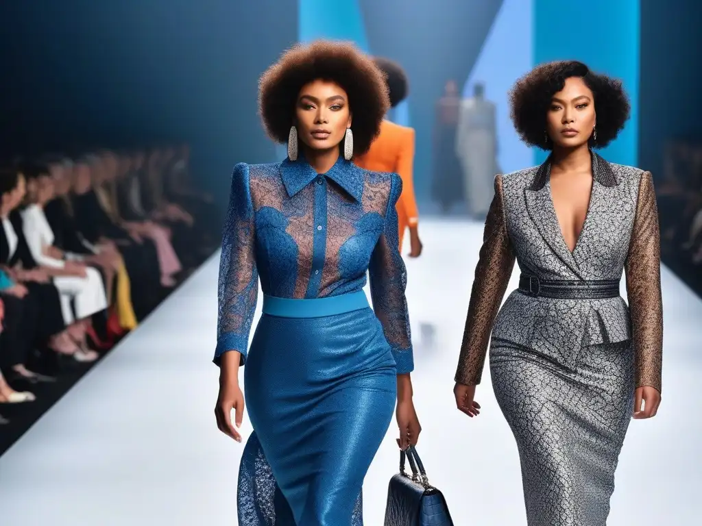 Desfile Moda Inclusiva 2023: Diversidad y Vanguardia en la Pasarela Una pasarela de moda inclusiva 2023 con modelos diversos, destacando diseños inclusivos y tendencias de diseñador
