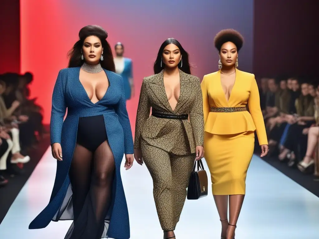 Desfile de moda inclusivo en Estambul: diversidad y empoderamiento Una pasarela de moda inclusiva con modelos de diferentes cuerpos y estilos desfilando con confianza en Estambul
