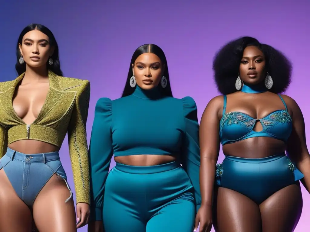 Desfile de moda inclusivo con modelos no binarios y transgénero Una pasarela de moda inclusiva para todas tallas, con modelos no binarios y transgénero luciendo confianza y estilo único