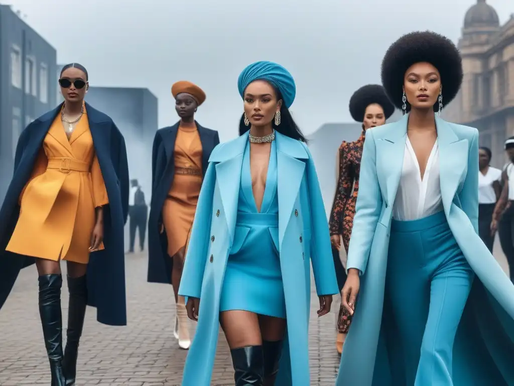 Desfile inclusivo en Johannesburgo: moda y empoderamiento Una pasarela vibrante en Johannesburgo con moda inclusiva y modelos empoderados